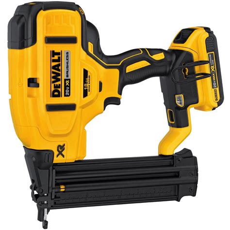 Dewalt cordless nailer - The DEWALT DCN662 20-Volt MAX XR 16 GA Cordless Straight Finish Nailer drives 16-Gauge straight finish nails from 1-1/4 in. to 2-1/2 in. which makes it ideal for ... The DEWALT DCN660B is ideal for fastening trim, baseboard, moldings and window casing. This cordless finish nailer lets you get the job done without the hassle, noise or weight of ...
